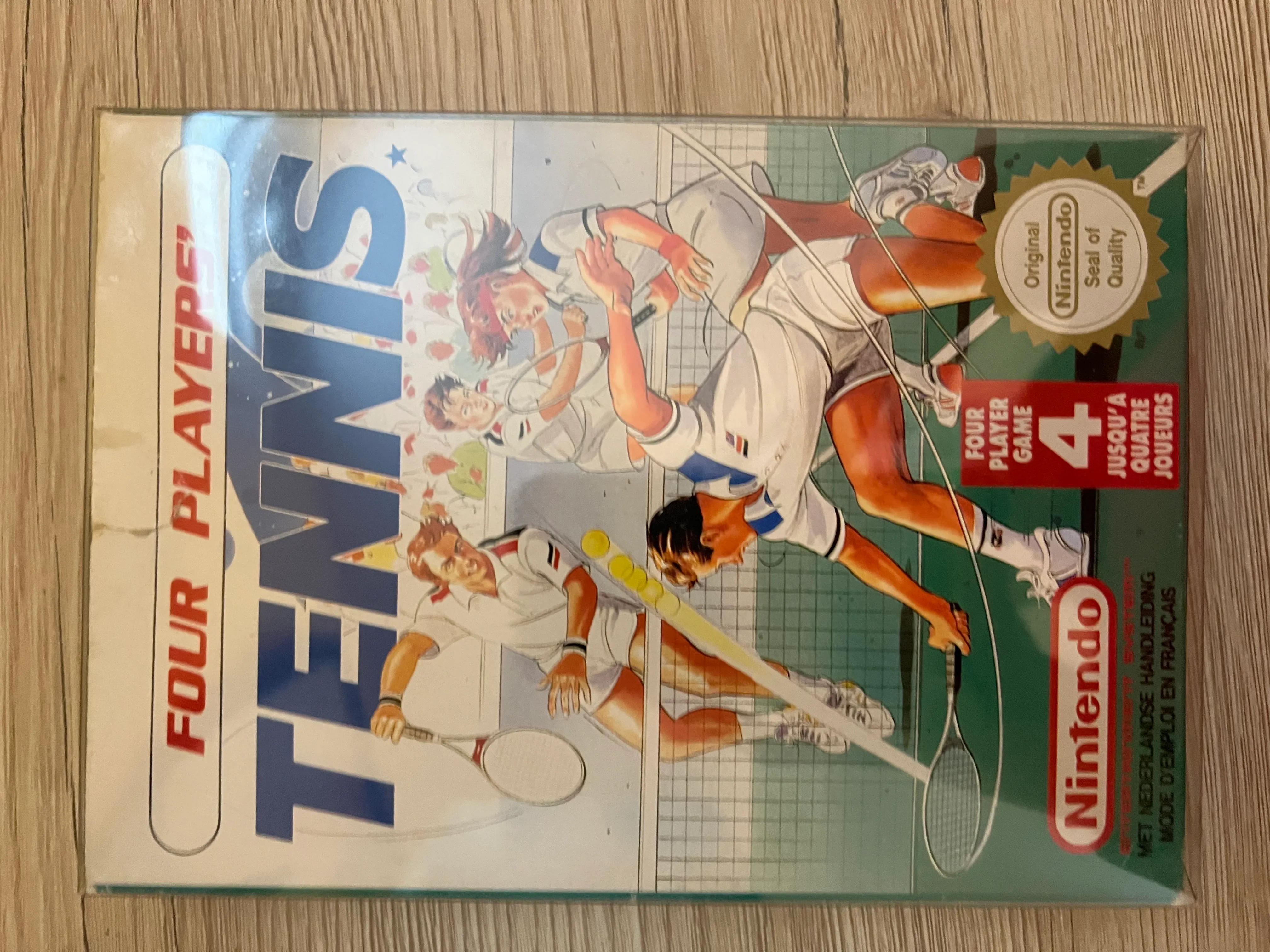 four players tennis