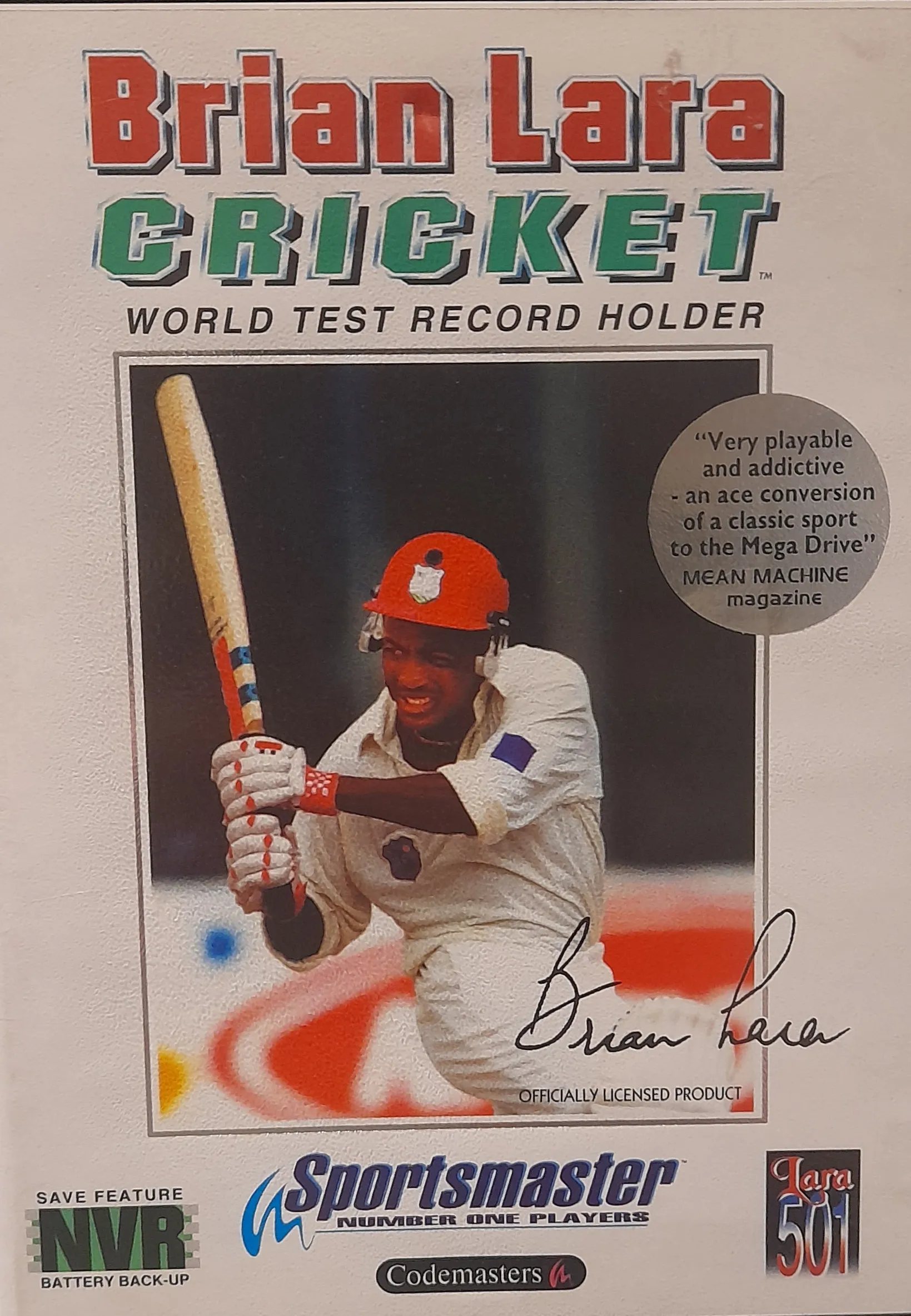 Brian Lara Cricket: World Test Record Holder