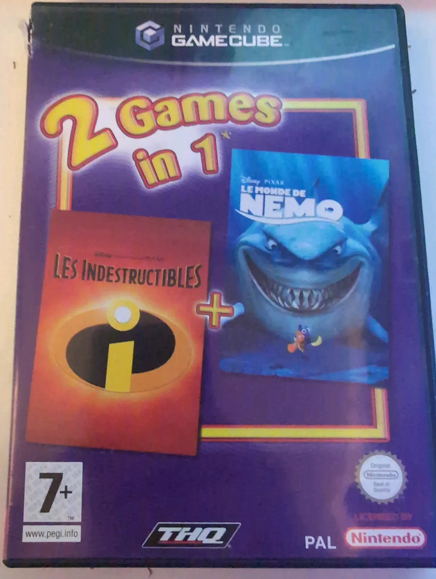 2 Games In 1 : Les Indestructibles + Le Monde De Nemo
