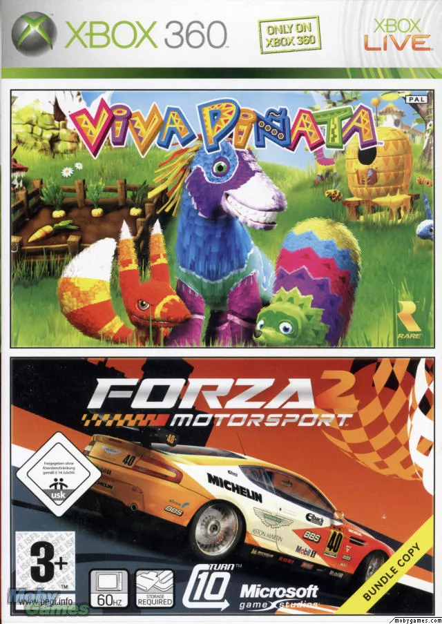 Viva Pinata et Forza motorsport 2 double pack